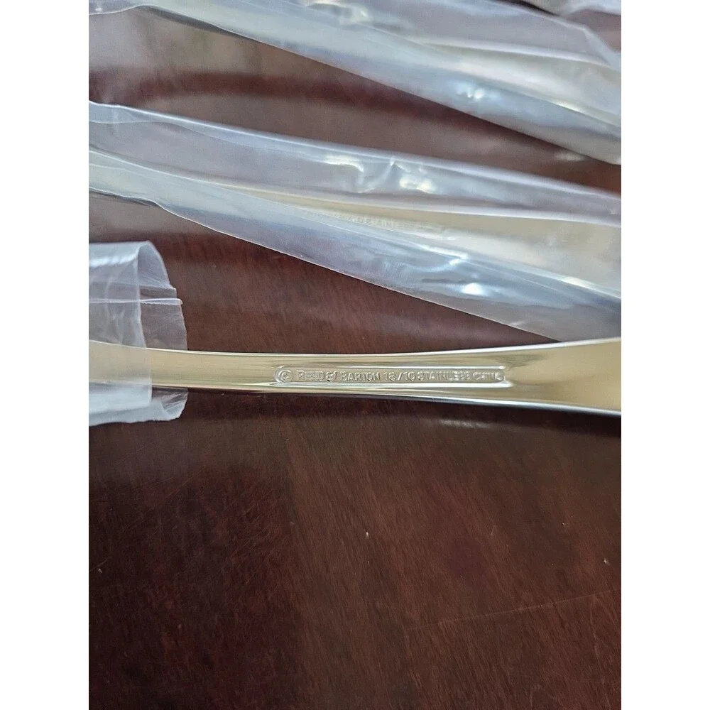 4 Salad Forks Reed & Barton COLBY 18/10 China Brand NEW 7 1/8